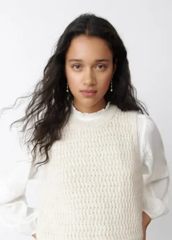 Brownie Spain Chaleco Punto Jacquard-Mujer Jerséis