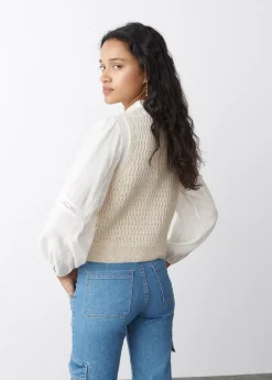 Brownie Spain Chaleco Punto Jacquard-Mujer Jerséis