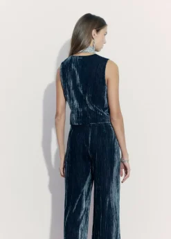 Brownie Spain Chaleco Sastre Terciopelo-Mujer Tops