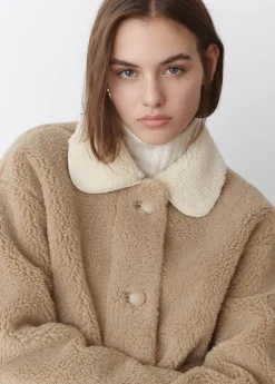 Brownie Spain Chaqueta Borreguito Cuello Contraste-Mujer Abrigos Y Chaquetas