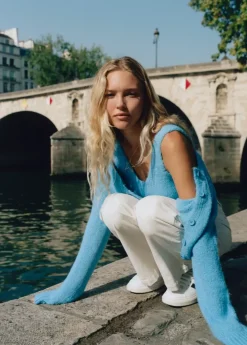 Brownie Spain Chaqueta Punto Cuello Redondo-Mujer Jerséis