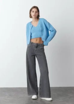 Brownie Spain Chaqueta Punto Cuello Redondo-Mujer Jerséis