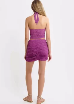 Brownie Spain Falda Corta Blonda-Mujer Faldas