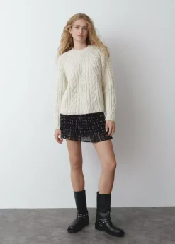 Brownie Spain Falda Corta Cuatro Volantes-Mujer Faldas