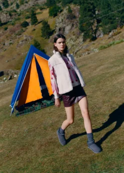 Brownie Spain Falda Mini Efecto Piel Cinturon-Mujer Faldas