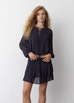 Brownie Spain Falda Mini Jaretas Estampado-Mujer Faldas