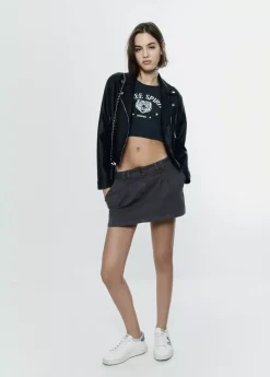 Brownie Spain Falda Tablas Mini-Mujer Faldas