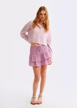 Brownie Spain Falda Volantes Textura-Mujer Faldas