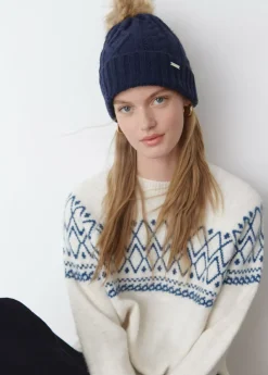 Brownie Spain Gorro Trenza Bola Pelo-Mujer Otros Accesorios