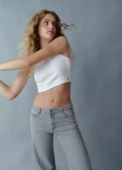 Brownie Spain Jeans Acampanados Corte Lateral-Mujer Jeans