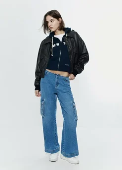 Brownie Spain Jeans Cargo Bajo Cintura-Mujer Jeans