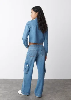 Brownie Spain Jeans Cargo Bajo Cintura-Mujer Jeans