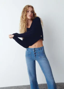 Brownie Spain Jeans Culotte Botones Frontales-Mujer Jeans