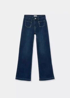 Brownie Spain Jeans Culotte Tachas-Mujer Jeans