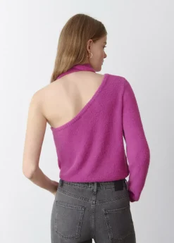 Brownie Spain Jersey Asimetrico Pelo Bufanda-Mujer Jerséis