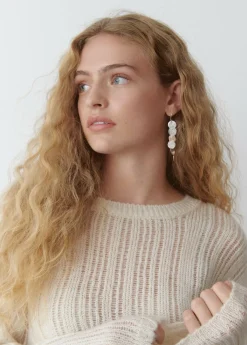 Brownie Spain Jersey Calado Cuello Redondo Crudo-Mujer Jerséis