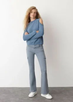 Brownie Spain Jersey Chenilla Hombros Descubiertos-Mujer Jerséis