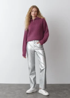 Brownie Spain Jersey Cremallera Cuello-Mujer Jerséis