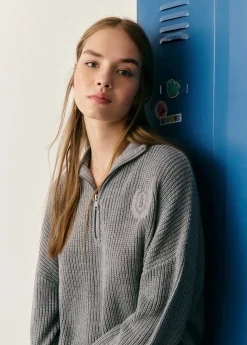 Brownie Spain Jersey Cremallera Escudo-Mujer Jerséis