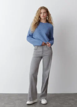 Brownie Spain Jersey Cropped Basico Cuello Redondo-Mujer Jerséis