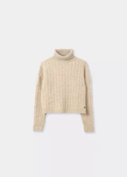 Brownie Spain Jersey Cuello Alto Trenzas-Mujer Jerséis