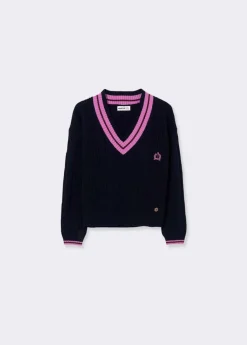 Brownie Spain Jersey Pico Trenzas-Mujer Jerséis