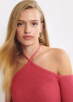 Brownie Spain Jersey Tiras Cuello Punto-Mujer Jerséis