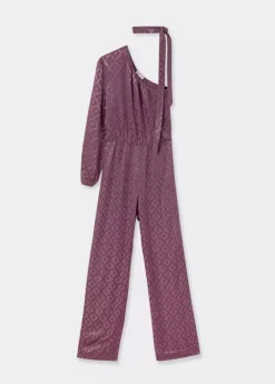 Brownie Spain Mono Asimetrico Jacquard-Mujer Vestidos