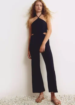 Brownie Spain Mono Halter Textura-Mujer Vestidos