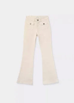 Brownie Spain Pantalon Campana Bolsillos Frontales-Mujer Pantalones