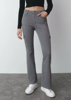 Brownie Spain Pantalon Campana Cargo-Mujer Pantalones