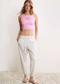 Brownie Spain Pantalon Fluido Algodon-Mujer Pantalones