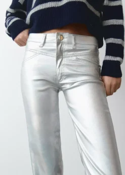 Brownie Spain Pantalon Metalizado-Mujer Pantalones