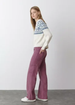 Brownie Spain Pantalon Pana Cinco Bolsillos-Mujer Pantalones