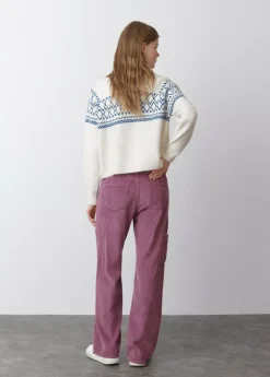 Brownie Spain Pantalon Pana Cinco Bolsillos-Mujer Pantalones