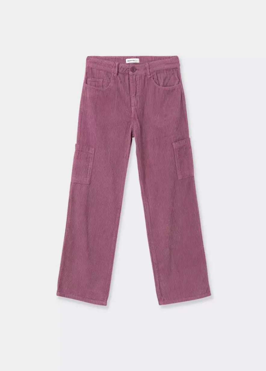 Brownie Spain Pantalon Pana Cinco Bolsillos-Mujer Pantalones