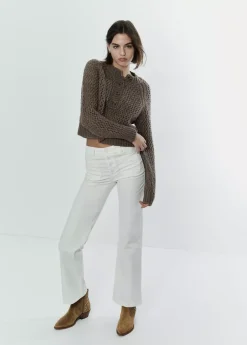 Brownie Spain Pantalon Pana Culotte Bolsillo Frontal-Mujer Pantalones