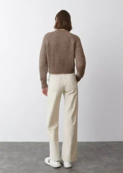 Brownie Spain Pantalon Pana Culotte Bolsillo Frontal-Mujer Pantalones