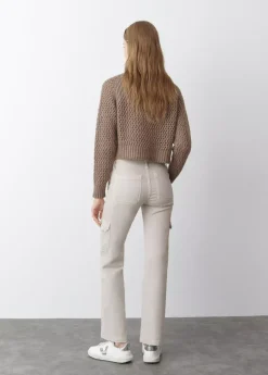 Brownie Spain Pantalon Recto Cargo Tachas-Mujer Pantalones