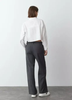 Brownie Spain Pantalon Recto Con Cinturon-Mujer Pantalones