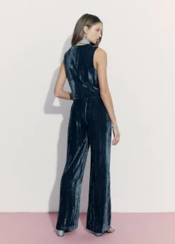 Brownie Spain Pantalon Terciopelo Tiro Bajo-Mujer Pantalones