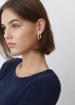 Brownie Spain Pendiente Aro Trenza-Mujer Otros Accesorios