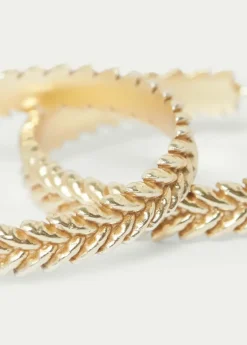 Brownie Spain Pendiente Aro Trenza-Mujer Otros Accesorios