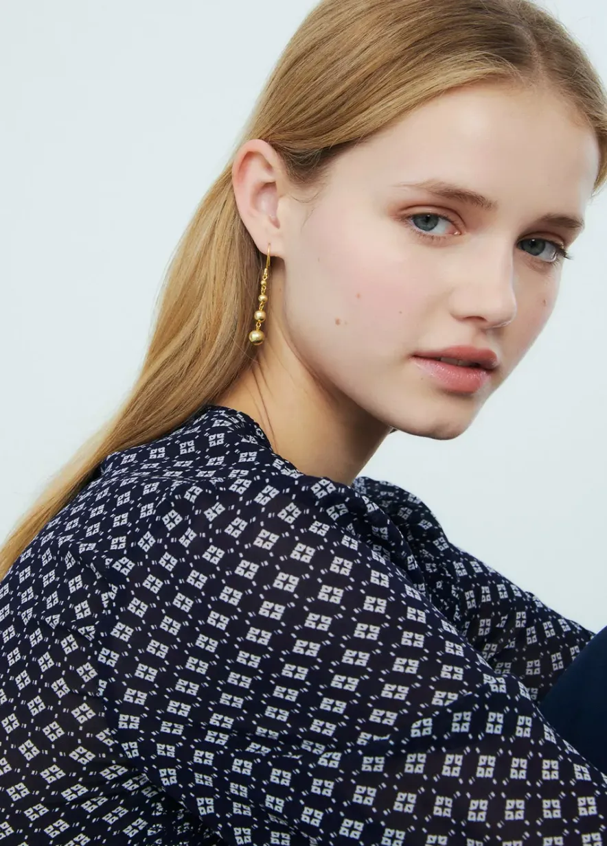 Brownie Spain Pendientes Largos Bolitas-Mujer Otros Accesorios