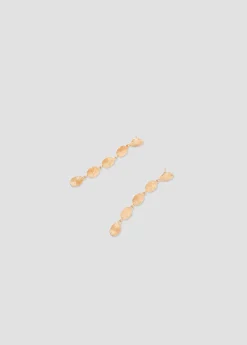 Brownie Spain Pendientes Largos Cinco Chapas Ovaladas-Mujer Otros Accesorios