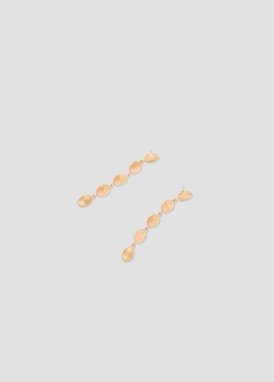 Brownie Spain Pendientes Largos Cinco Chapas Ovaladas-Mujer Otros Accesorios