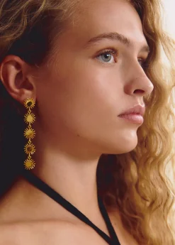 Brownie Spain Pendientes Largos Cinco Soles-Mujer Otros Accesorios