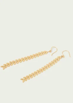 Brownie Spain Pendientes Largos Hojitas-Mujer Otros Accesorios