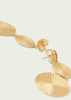 Brownie Spain Pendientes Largos Tres Discos-Mujer Otros Accesorios