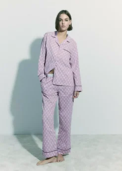 Brownie Spain Pijama Largo Estampado-Mujer Intimates